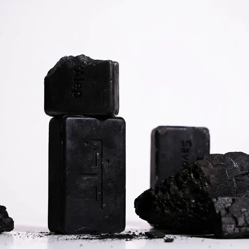 Savon d'Alep au Charbon Bio - Najel - 100 g