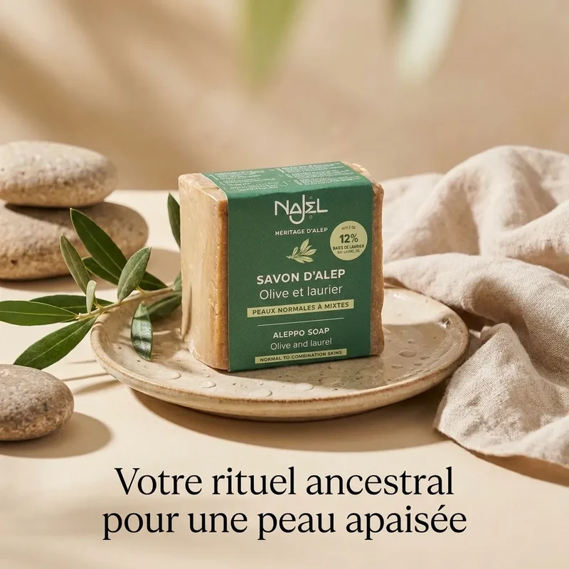 Savon d'Alep 12% Huile de Baies de Laurier - Najel - 180 g