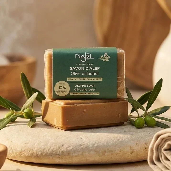 Savon d'Alep 12% Huile de Baies de Laurier - Najel - 100g