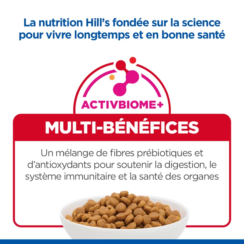 Hill's Science Plan Senior 11+ au poulet - croquettes chat