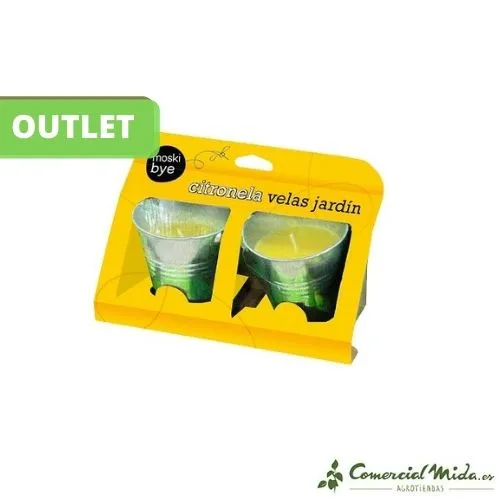 [OUTLET] Bougie Anti-Moustiques FLOWER Moski Bye