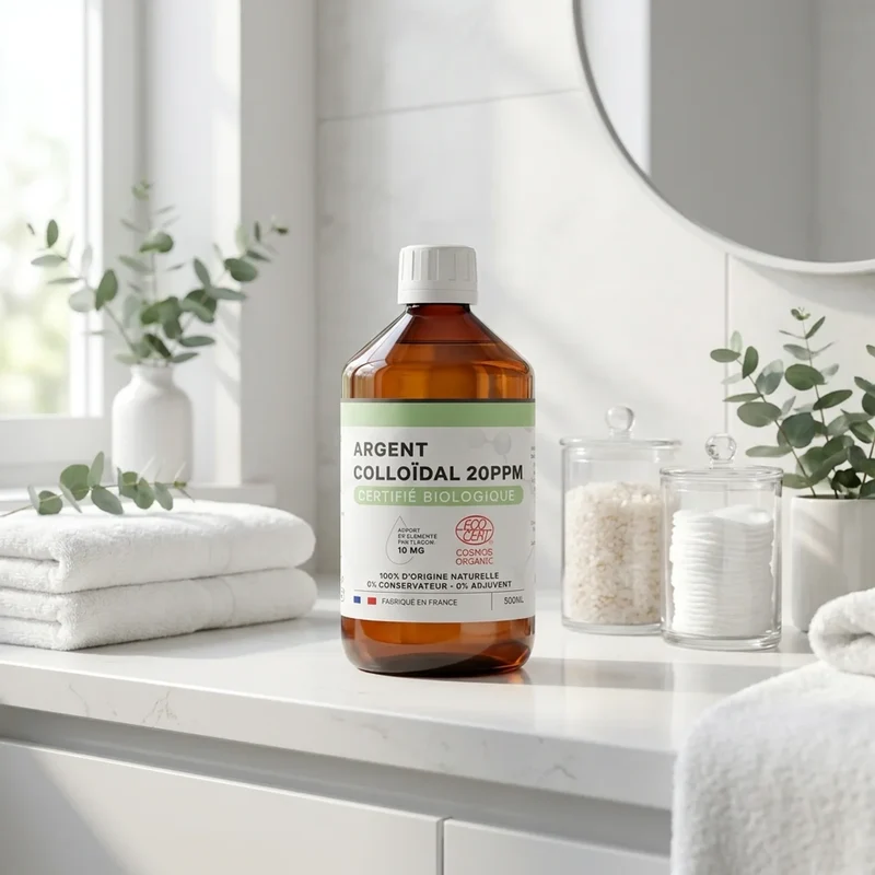 Argent Colloïdal bio 20 ppm - 500ml / 1L – Dr Theiss