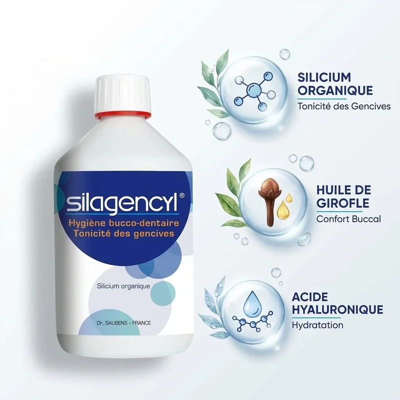 Silagencyl bain de bouche - 500 ml - Labo Santé Silice