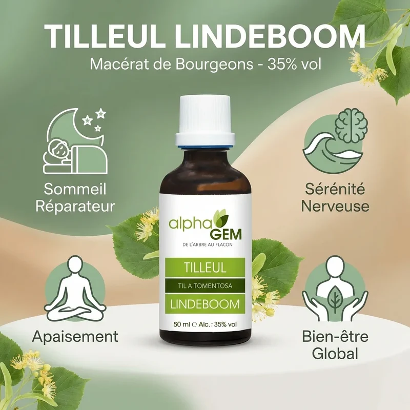 Macérat de bourgeons de Tilleul Bio - 50ml - Alphagem