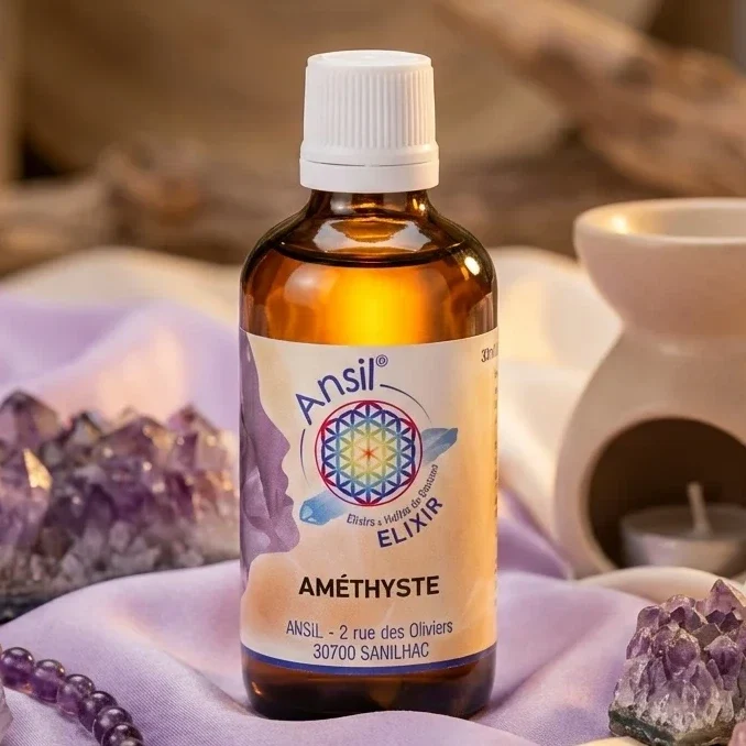 Améthyste (élixir de cristal) - 30 ml - Ansil