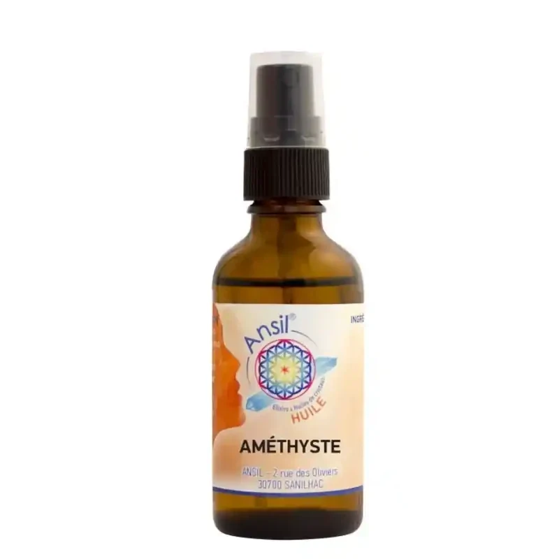Améthyste (huile de cristal) - 50 ml - Ansil