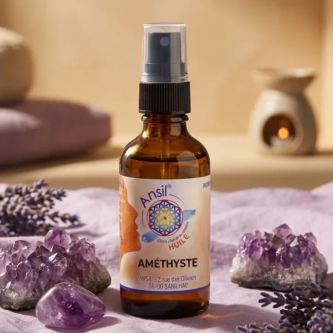 Améthyste (huile de cristal) - 50 ml - Ansil