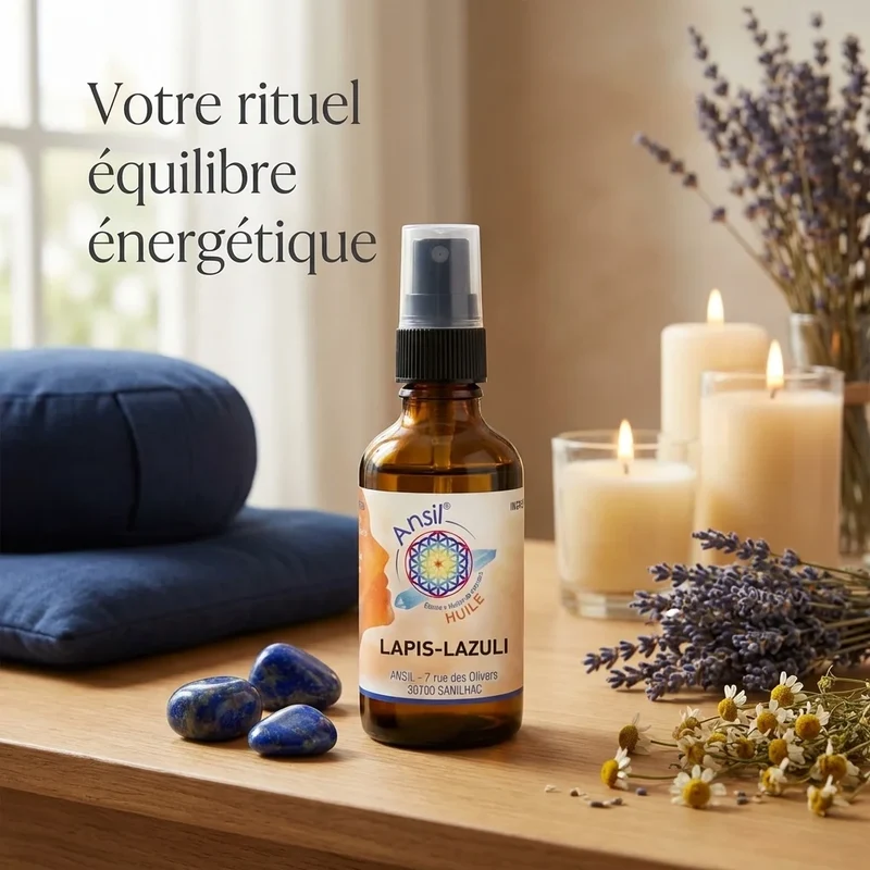 Lapis-Lazuli (huile de cristal) - 50 ml - Ansil