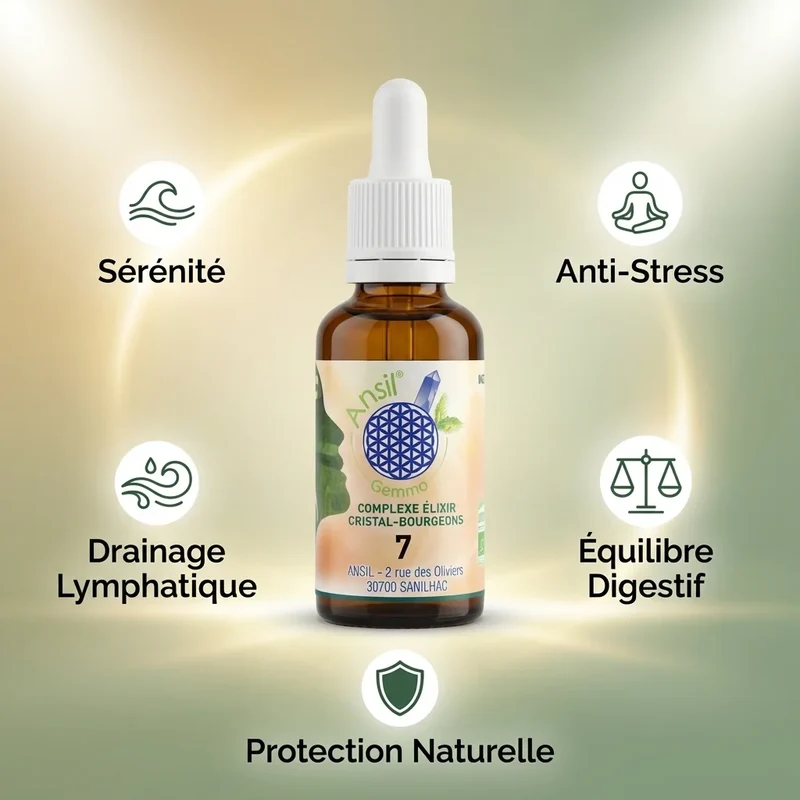 ANSIL Complexe bio n°7 de Lapis-Lazuli, Noyer, Orme et Cèdre