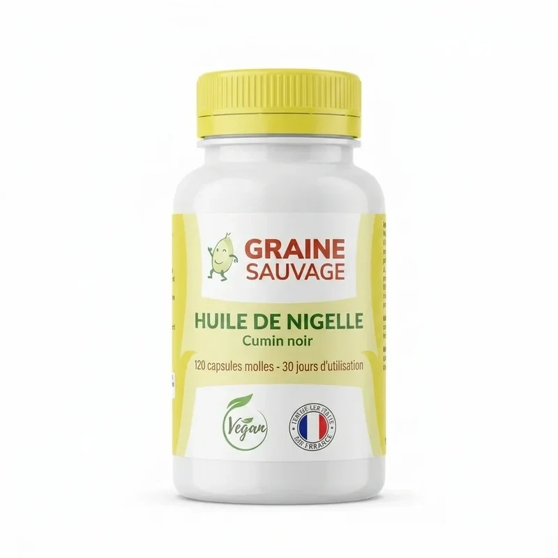 Huile de Nigelle - 120 capsules - Graine Sauvage