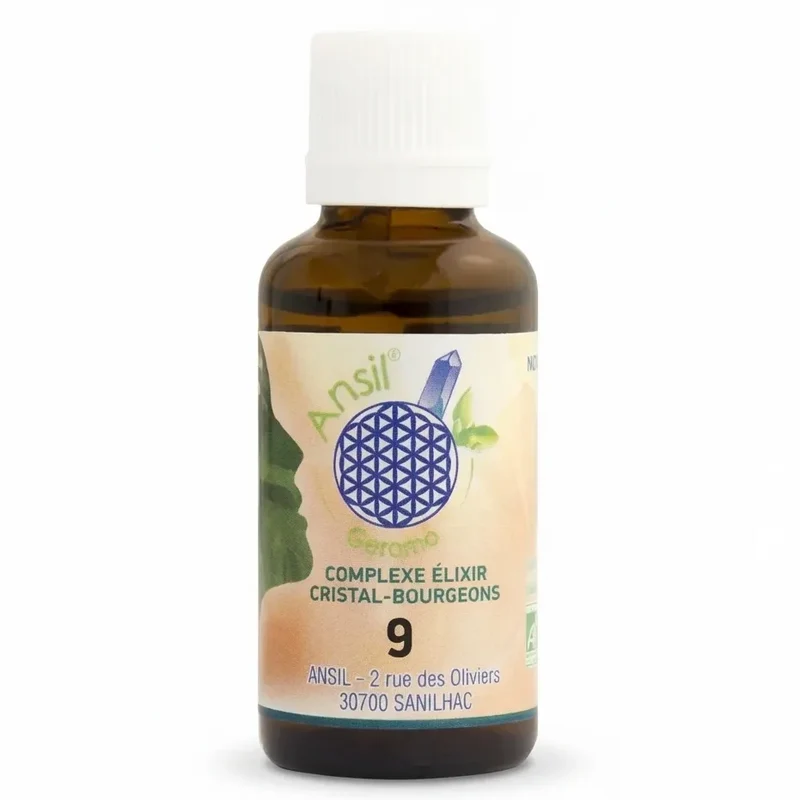 Complexe bio n°9 Chalcopyrite, Cassis, Bouleau & Vigne 30ml - ANSIL