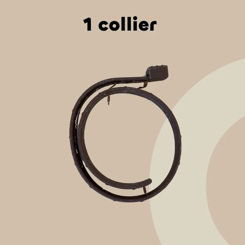Collier Antiparasitaire Petit Chien et Chiot - Tiques & Puces x1 - Biovetol