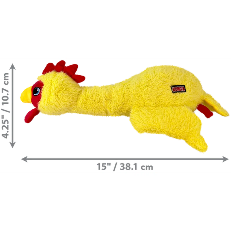KONG Scruffs Poulet Medium/Large Jouet pour Chien