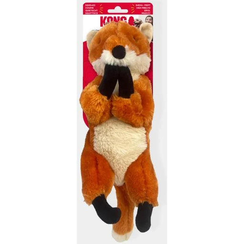 KONG Wild Low Stuff Fox M Jouet Doux pour Chien