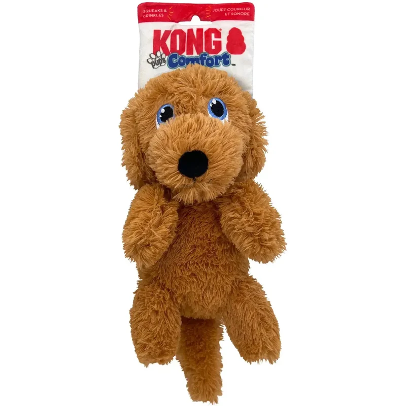 KONG Comfort Pups Goldie Peluche interactive pour chien