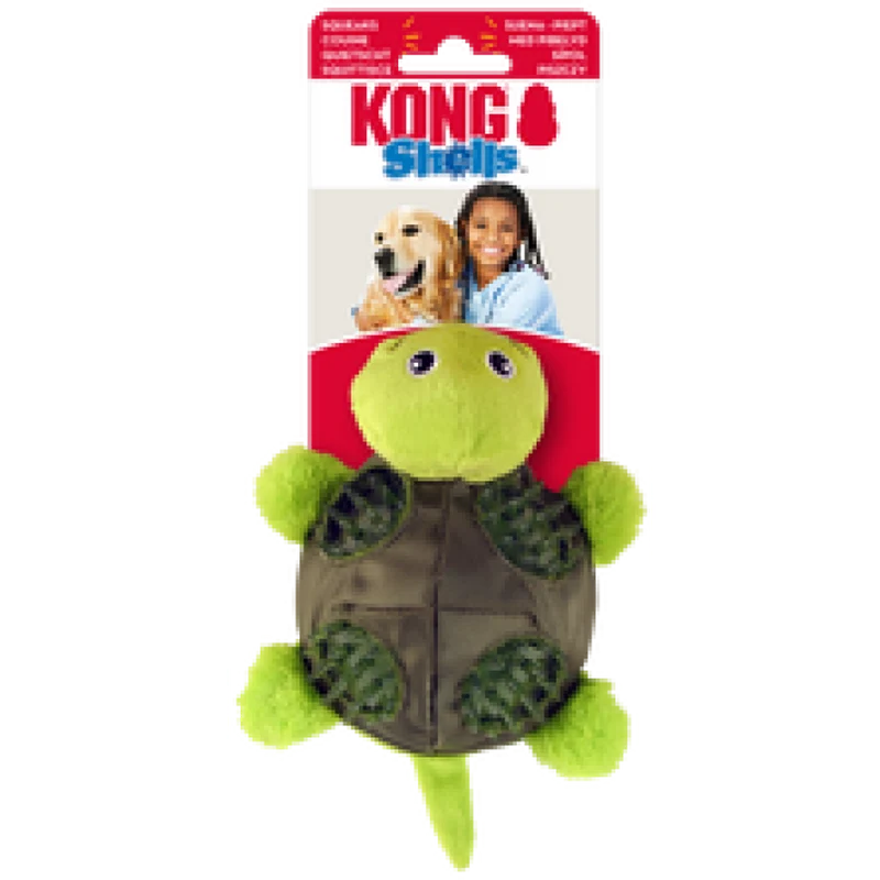 KONG Shells Turtle L Jouet pour Chien Taille L