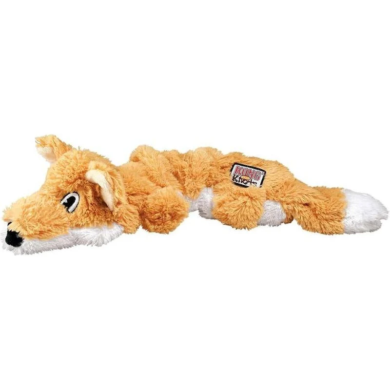 KONG Scrunch Knots Fox ML Jouet pour Chien Moyen/Grand