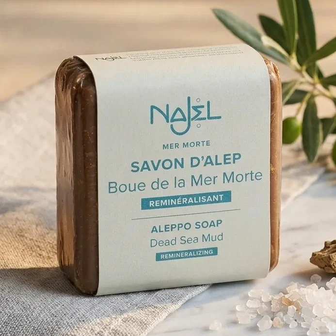 Savon d'Alep à la Boue de la Mer Morte - Najel - 100 g
