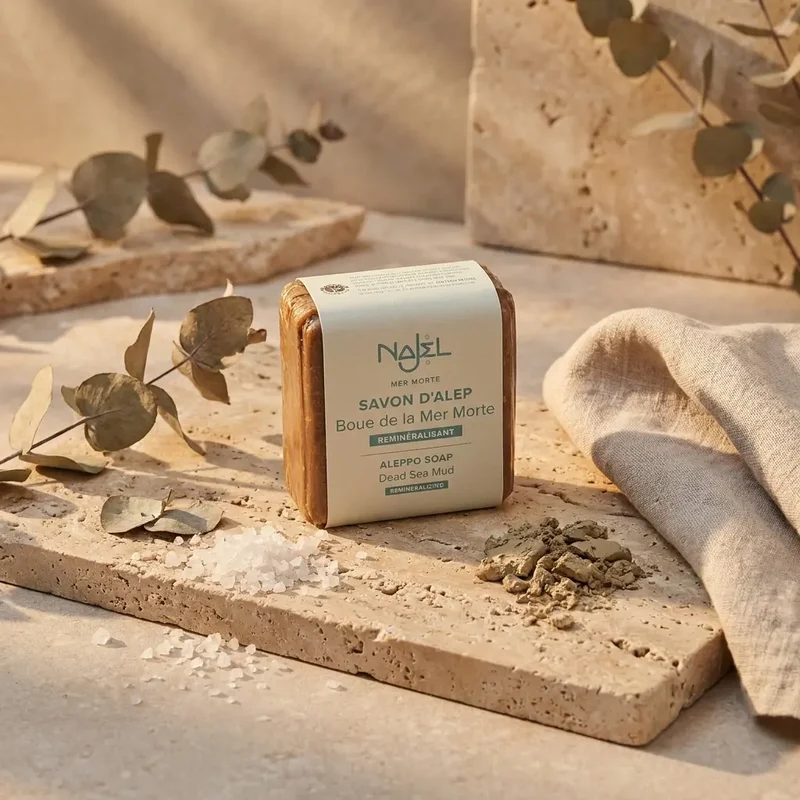 Savon d'Alep à la Boue de la Mer Morte - Najel - 100 g
