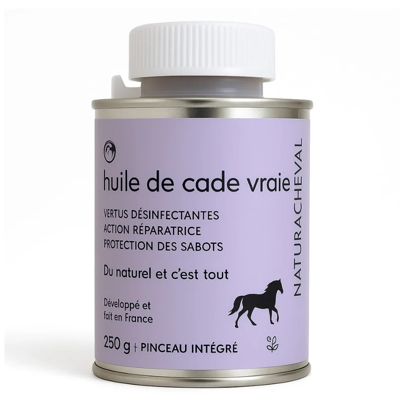 Huile de Cade Vraie pour Cheval - Equi'soin - Naturacheval 250g