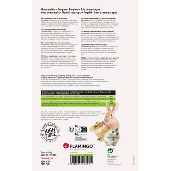 FLAMINGO Foin de montagne avec ortie 500g