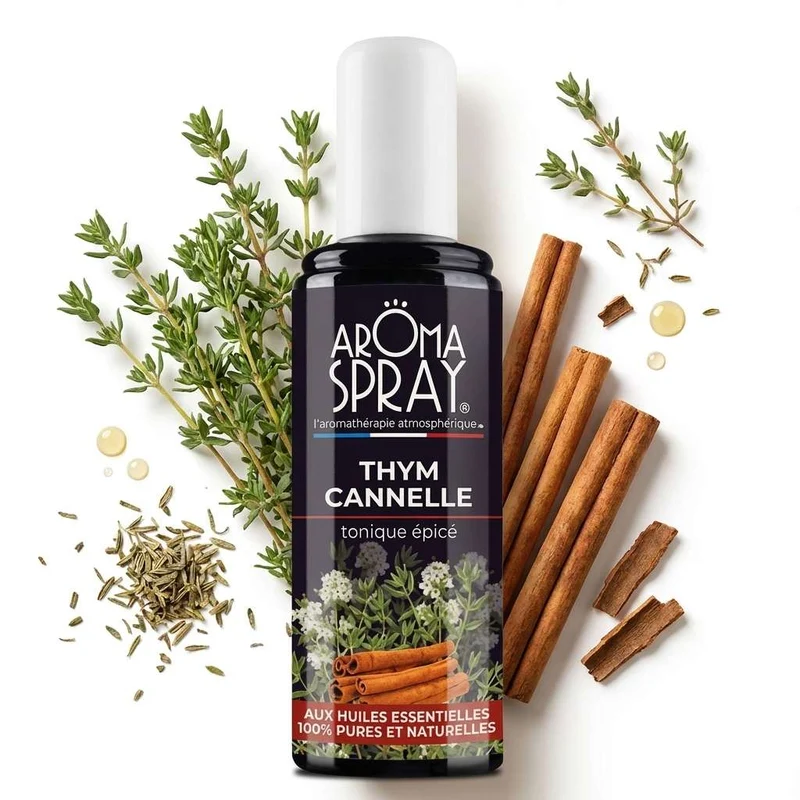 Aromaspray Thym Cannelle 100 ml - Tonique Epicé