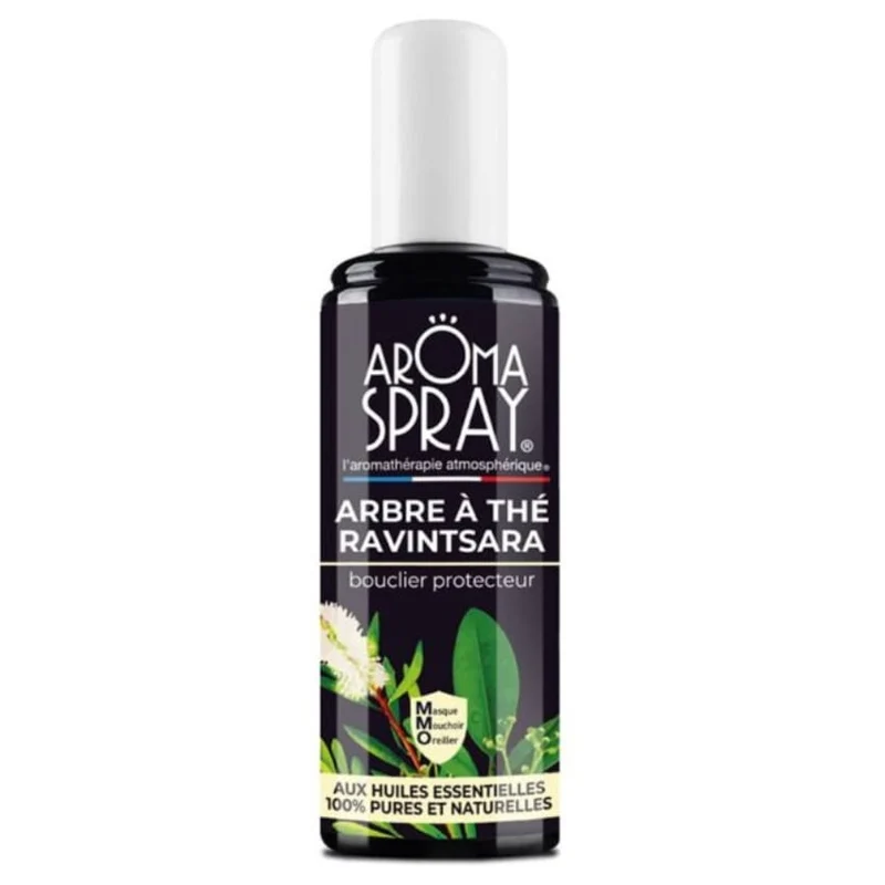 Aromaspray Arbre à thé Ravintsara 100 ml - Bouclier protecteur