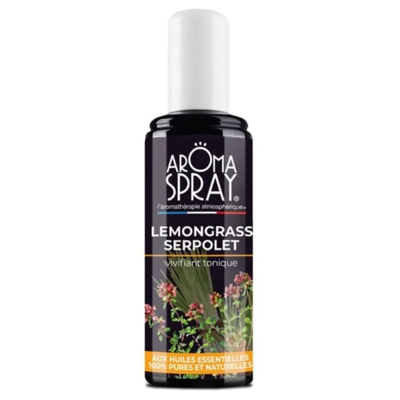 Aromaspray Lemongrass Serpolet 100 ml - Vivifiant tonique