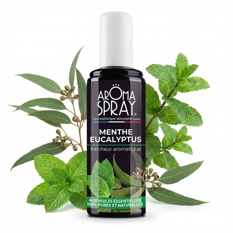 Aromaspray Menthe Eucalyptus 100 ml - Fraîcheur Aromatique