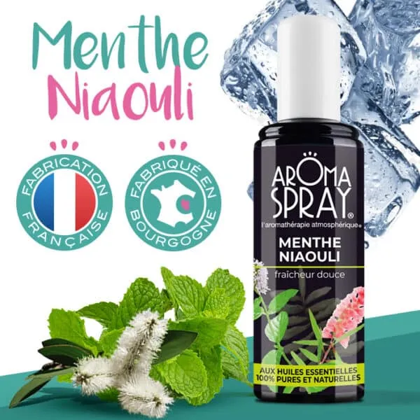 Aromaspray Menthe Niaouli 100 ml - Fraîcheur douce