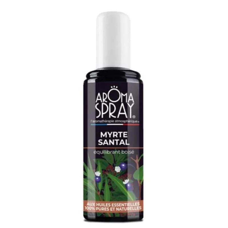 Aromaspray Myrte Santal 100 ml - Equilibrant boisé