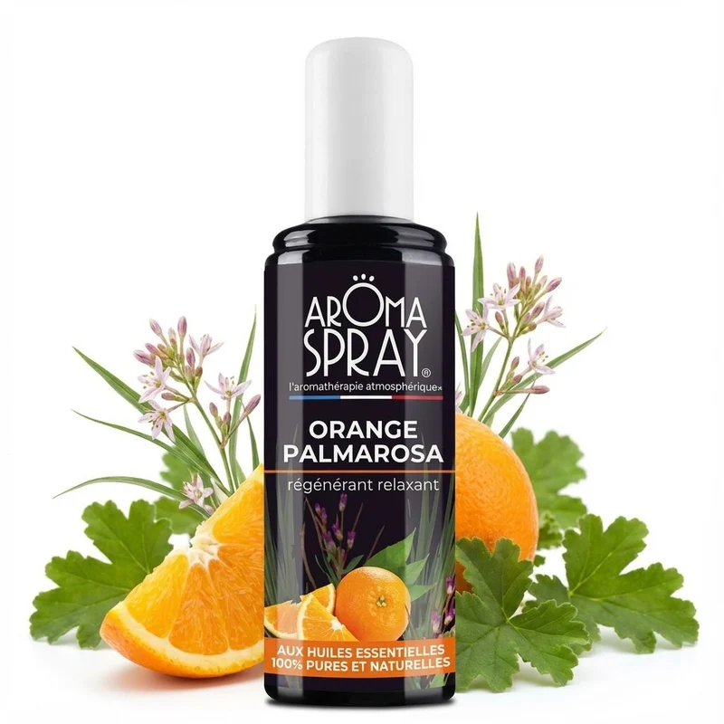 Aromaspray Orange Palmarosa 100 ml - Régénérant relaxant