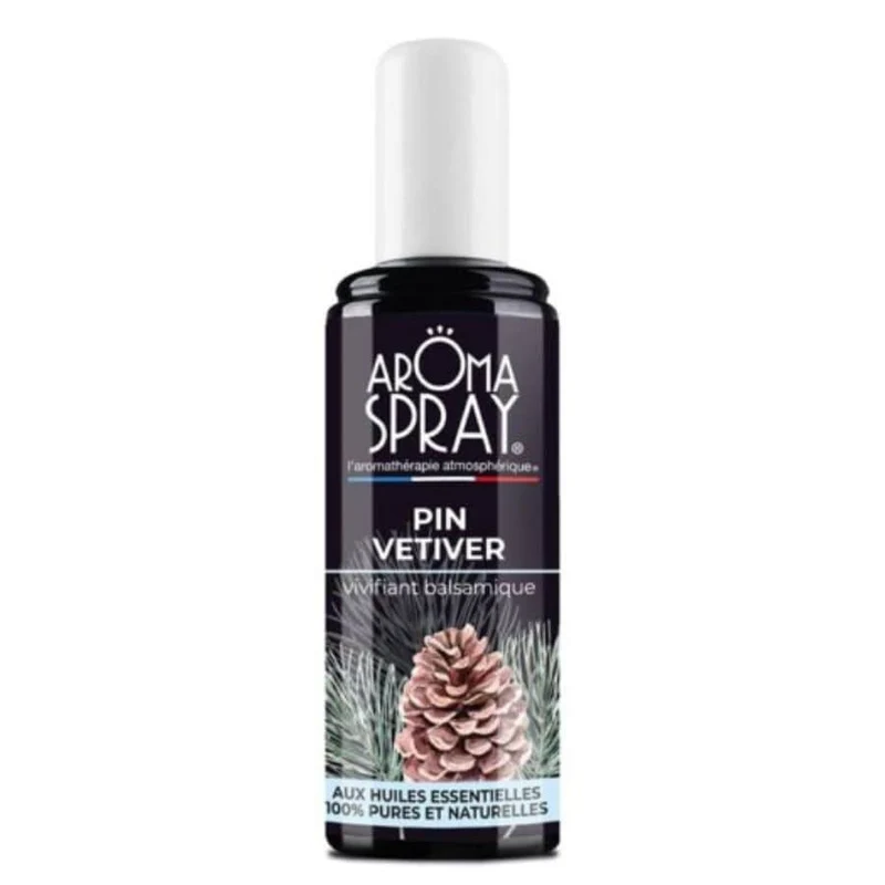 Aromaspray Pin Vetiver 100 ml - Vivifiant Balsamique