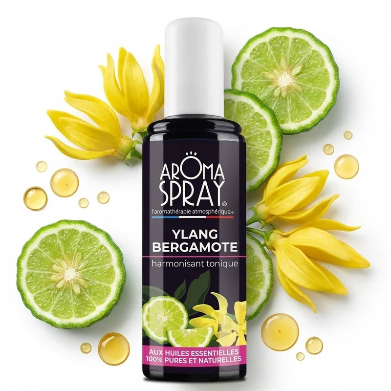 Aromaspray Ylang Bergamotte 100 ml - Harmonisant tonique