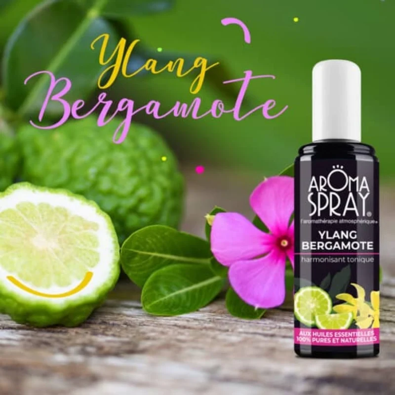 Aromaspray Ylang Bergamotte 100 ml - Harmonisant tonique