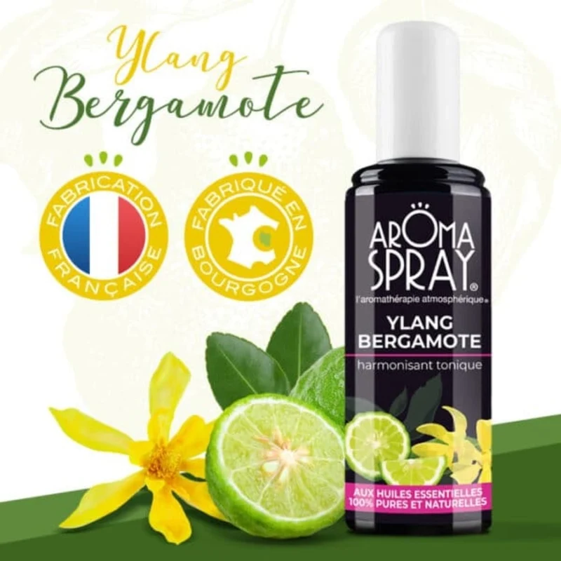 Aromaspray Ylang Bergamotte 100 ml - Harmonisant tonique