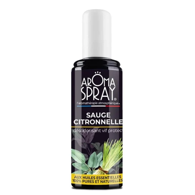 Aromaspray Sauge Citronnelle 100 ml - Désodorisant Vif'Protect