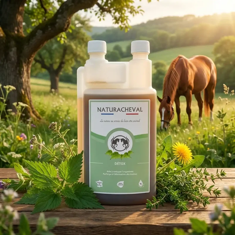 Detox Cheval - Draine et Purifie l'organisme - Naturacheval 1 L