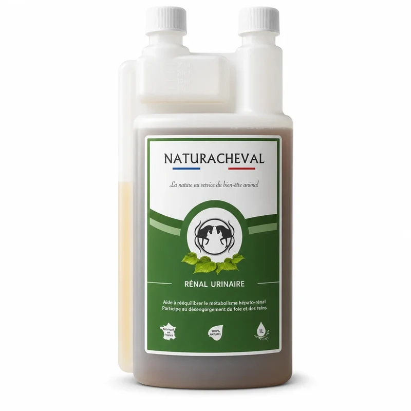 Renal'Urinaire - Foie et Reins du Cheval - Naturacheval 1 L