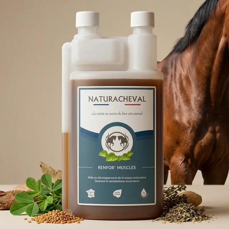 Renfor'Muscles Cheval - Développement & Soutien Musculaire - Naturacheval 1 L