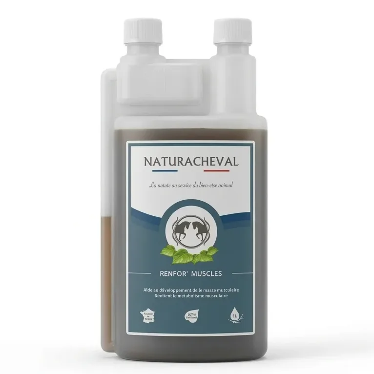 Renfor'Muscles Cheval - Développement & Soutien Musculaire - Naturacheval 1 L