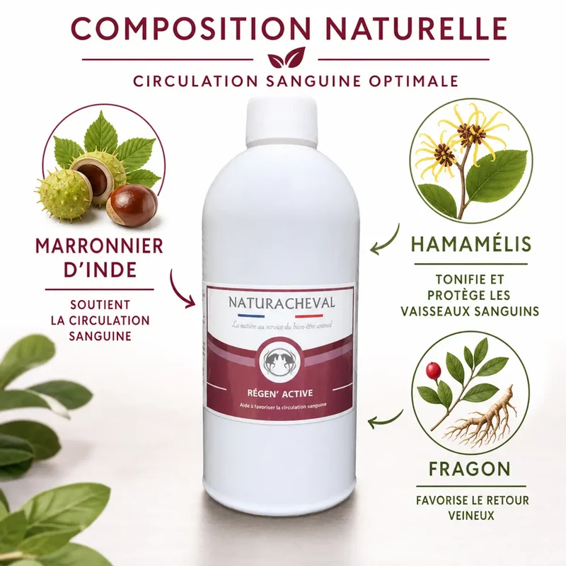 Régen' Active - Solution Naturelle contre la Fourbure - Naturacheval 500 ml