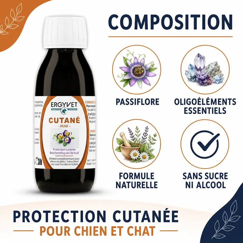 Protection Cutanée - Chien et Chat -100 ml - Ergyvet