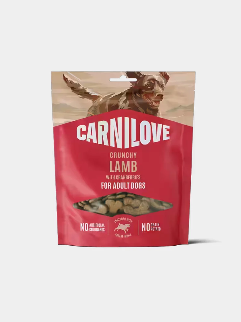 Friandises Crunchy Snack - Agneau et Cranberries - Carnilove