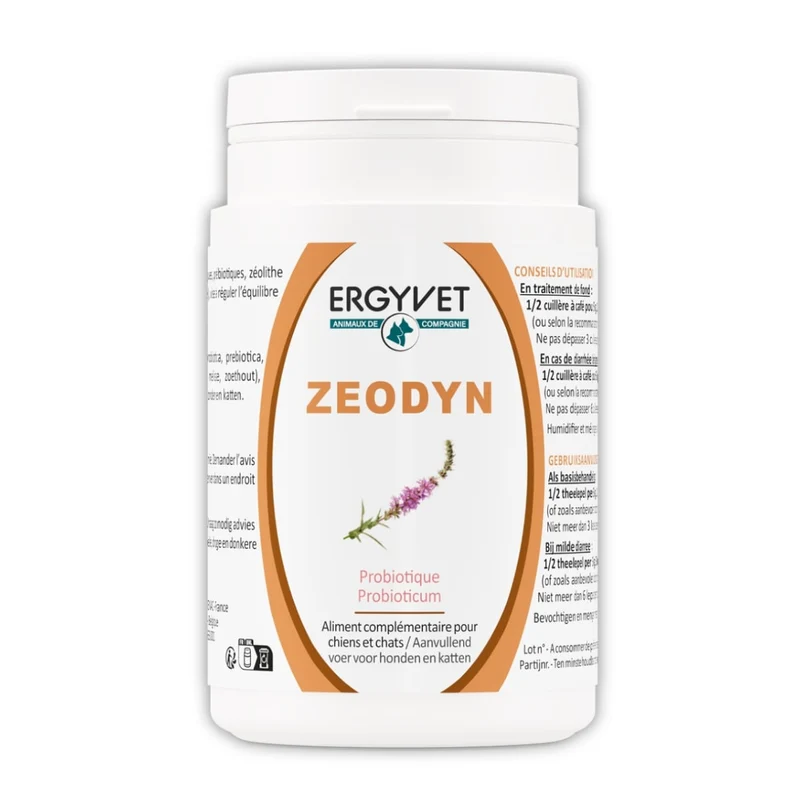 Zeodyn - Probiotique Chien et Chat - 70g - Ergyvet