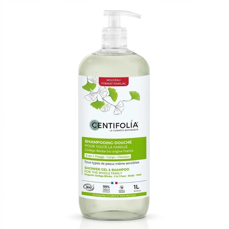 Shampooing Douche Pour Toute La Famille - 1L - Centifolia
