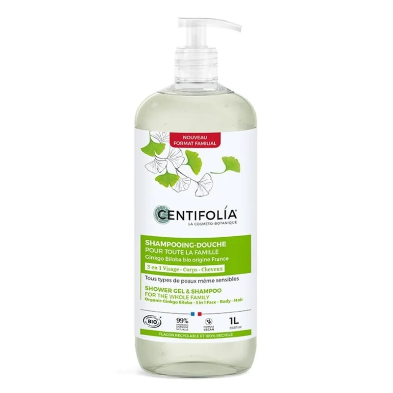Shampooing Douche Pour Toute La Famille - 1L - Centifolia