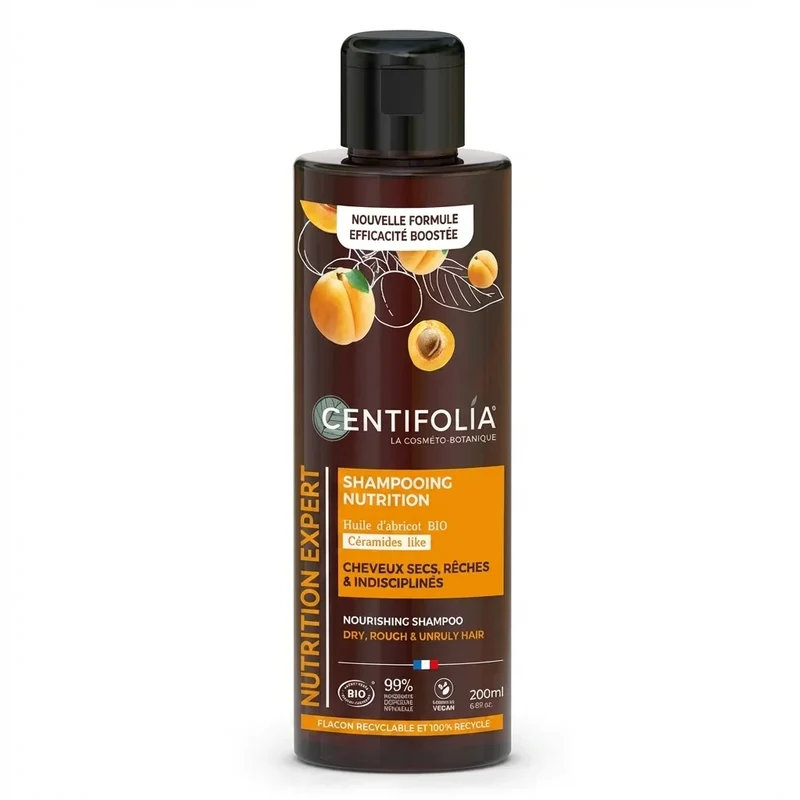 Shampoing Crème Nutrition Cheveux Secs - 200ml - Centifolia