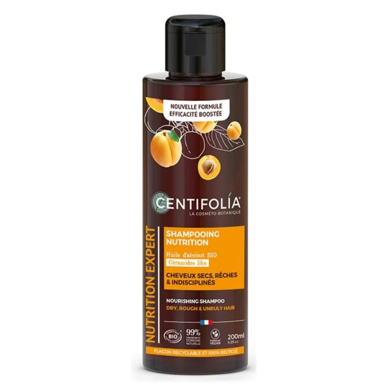 Shampoing Crème Nutrition Cheveux Secs - 200ml - Centifolia