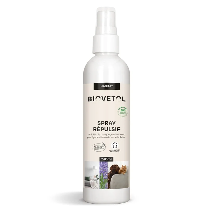 Spray Répulsif - Anti Marquage Urinaire - 240ml - Biovetol